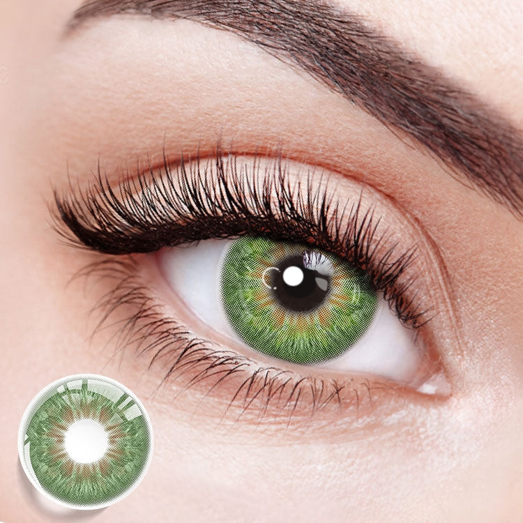 Lentes de contacto de color verde Fiesta